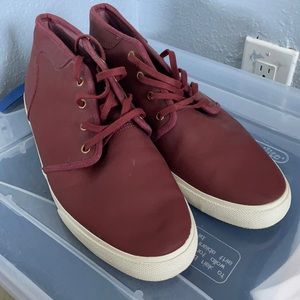 Dc Shoes mid cut bounce suede sz 10 Clay color